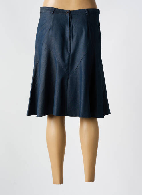 Jupe mi-longue bleu QUATTRO pour femme