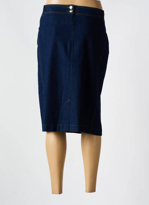 Jupe mi-longue bleu QUATTRO femme