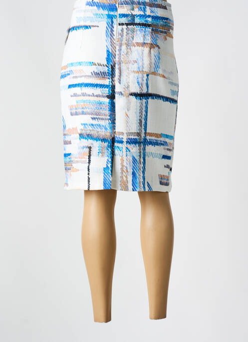 Jupe mi-longue bleu QUATTRO pour femme