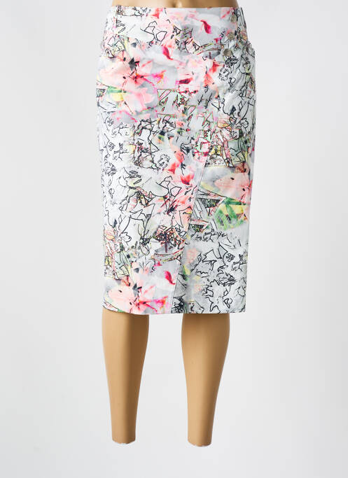 Jupe mi-longue gris QUATTRO pour femme