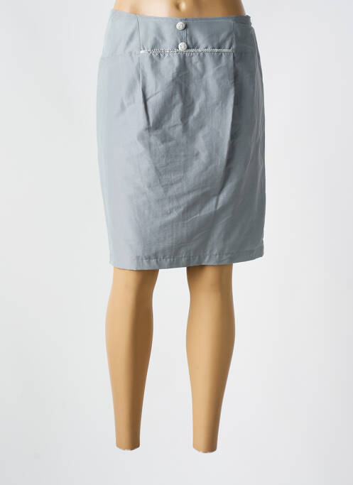 Jupe mi-longue gris QUATTRO pour femme