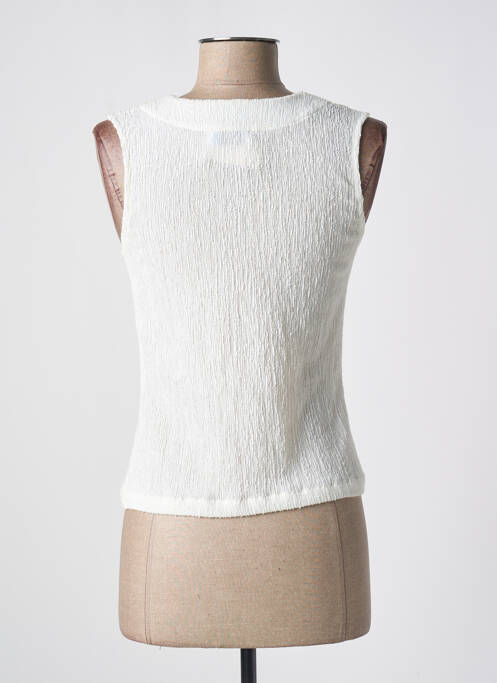 Top blanc QUATTRO pour femme