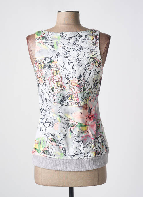 Top blanc QUATTRO pour femme