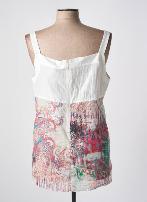 Top blanc QUATTRO pour femme