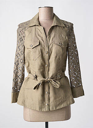 Veste casual poches vert QUATTRO femme