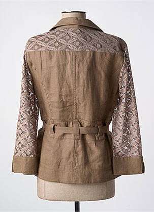 Veste casual poches marron QUATTRO femme
