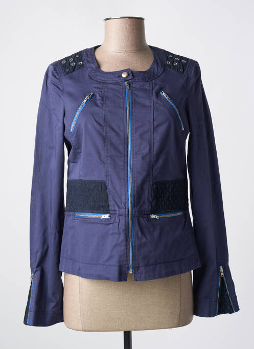 Veste casual bleu QUATTRO pour femme
