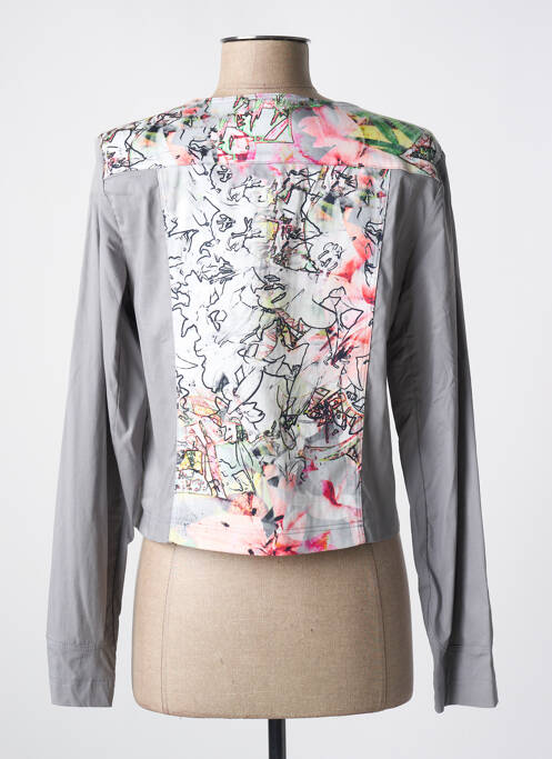 Veste casual gris QUATTRO pour femme