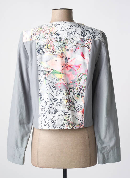 Veste casual gris QUATTRO pour femme