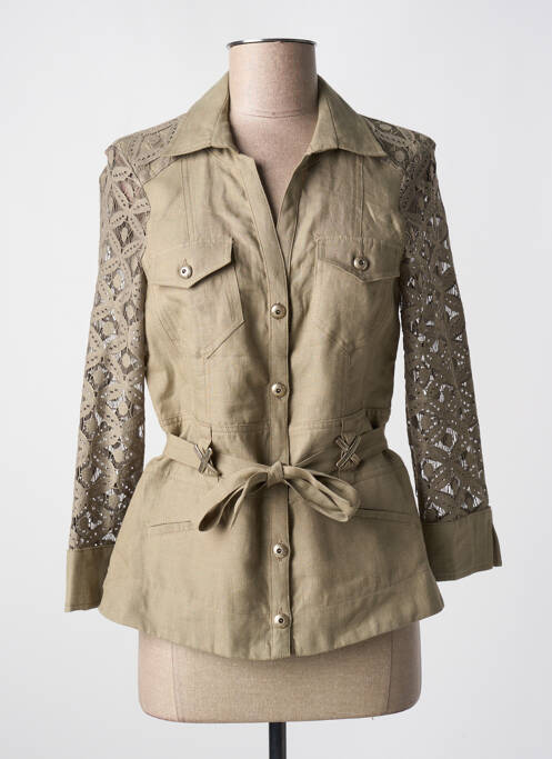 Veste casual vert QUATTRO pour femme