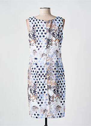Robe courte sans manche sans manche beige QUATTRO femme