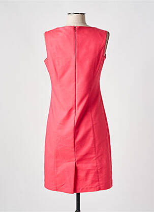 Robe mi-longue sans manche sans manche rose QUATTRO femme