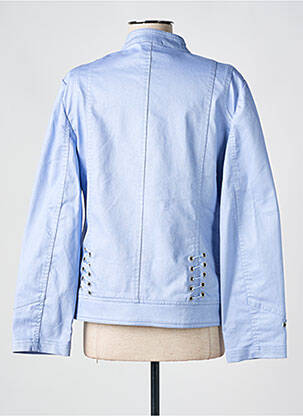 Veste casual coupe droite bleu QUATTRO femme