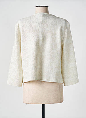 Veste casual col rond beige QUATTRO femme