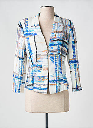 Blazer coupe cintrée bleu QUATTRO femme