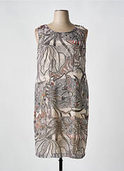 Robe mi-longue beige QUATTRO pour femme seconde vue