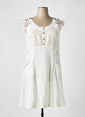 Robe mi-longue blanc QUATTRO pour femme seconde vue