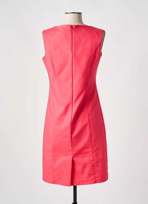 Robe mi-longue sans manche sans manche rose QUATTRO femme
