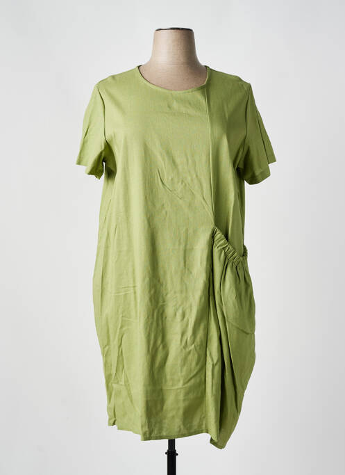 Robe courte vert QUATTRO pour femme
