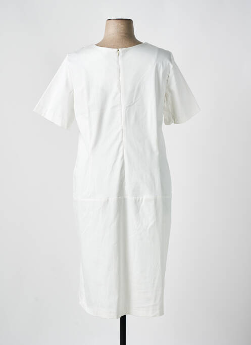 Robe mi-longue blanc QUATTRO pour femme