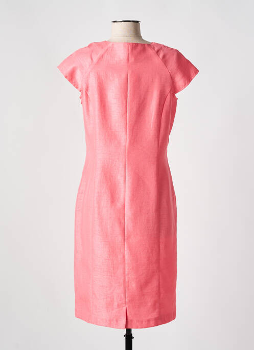 Robe mi-longue rose QUATTRO pour femme