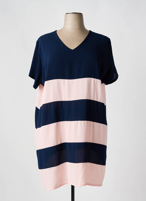 Tunique manches courtes bleu QUATTRO pour femme