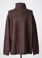 Pull col roulé marron DIANA GALLESI pour femme seconde vue