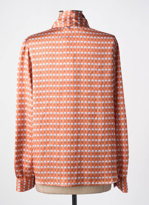 Chemisier orange DIANA GALLESI pour femme