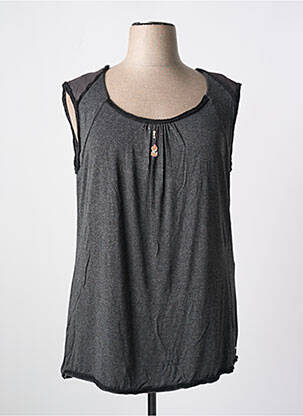 Top manches courtes manches courtes gris ELISA CAVALETTI femme