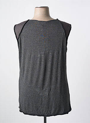 Top manches courtes manches courtes gris ELISA CAVALETTI femme