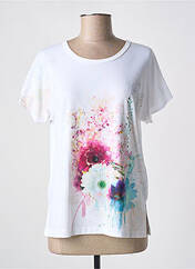 T-shirt blanc QUATTRO pour femme seconde vue