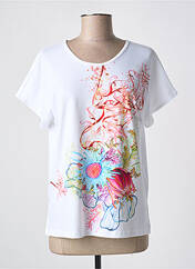 T-shirt blanc QUATTRO pour femme seconde vue