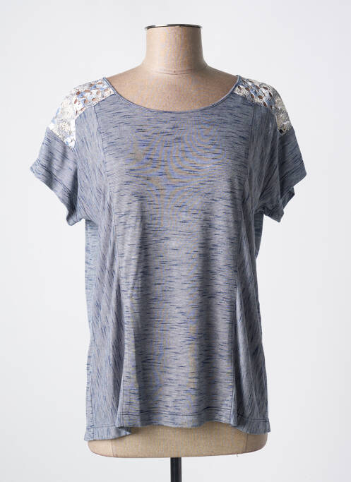 Top bleu QUATTRO pour femme