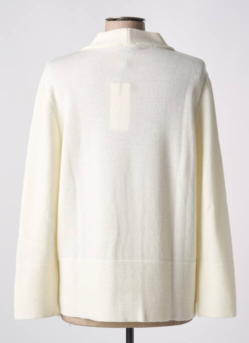 Pull coupe cintrée manches longues beige MARIA BELLENTANI femme