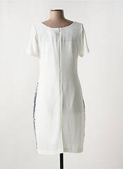 Robe mi-longue blanc QUATTRO pour femme seconde vue