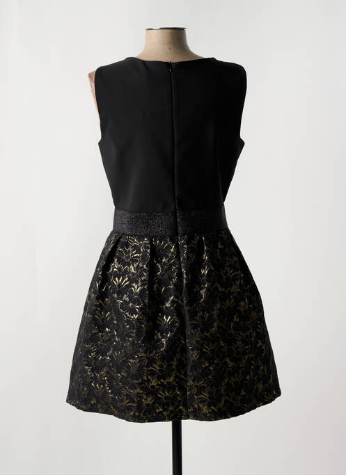 Robe mi-longue noir QUATTRO pour femme