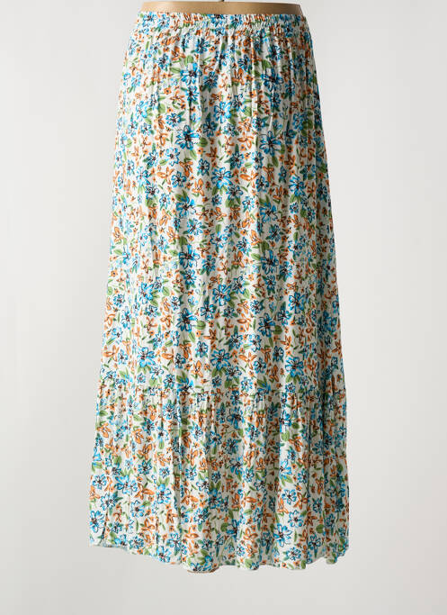 Jupe longue bleu QUATTRO pour femme