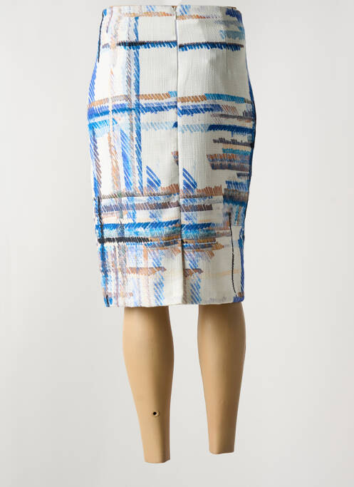 Jupe mi-longue bleu QUATTRO pour femme