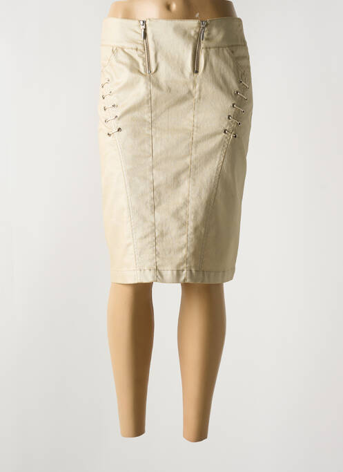 Jupe mi-longue or QUATTRO pour femme