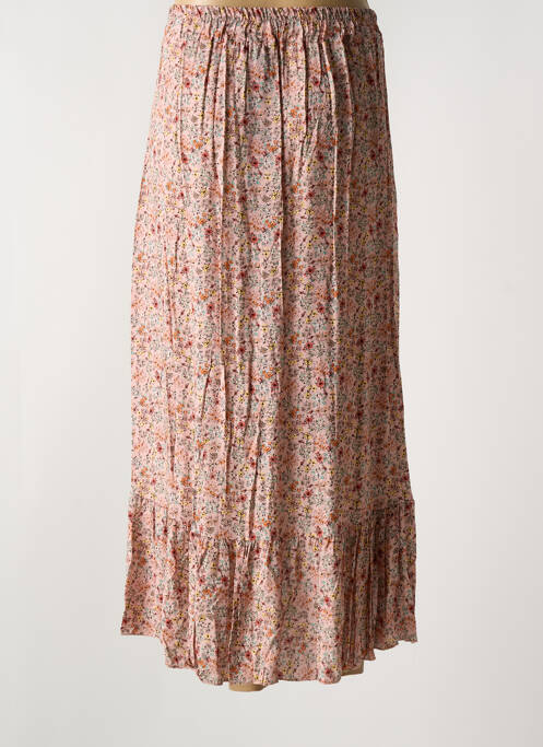 Jupe mi-longue rose QUATTRO pour femme