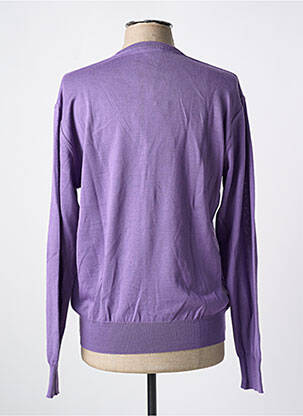 Pull manches longues manches longues violet USHUAIA homme