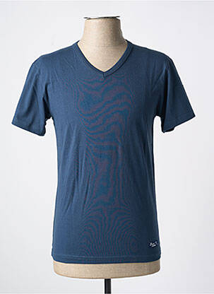 T-shirt coupe cintrée manches courtes bleu clair BRISE LAMES homme