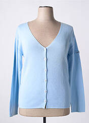 Gilet manches longues bleu CAP BRETON pour femme seconde vue