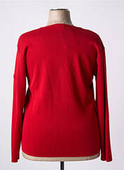 Gilet manches longues rouge CAP BRETON pour femme seconde vue