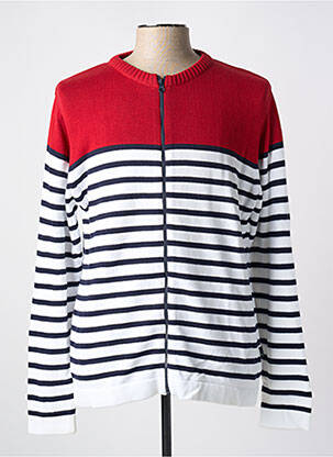Gilet manches longues rouge BRISE LAMES pour homme