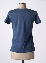 T-shirt bleu BRISE LAMES pour femme seconde vue