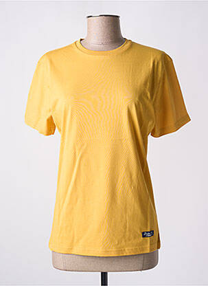 T-shirt jaune BRISE LAMES pour femme