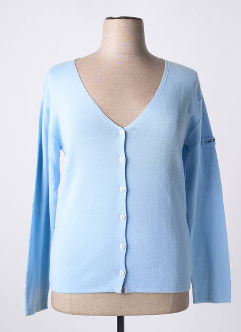 Gilet manches longues bleu CAP BRETON pour femme