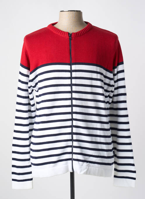Gilet manches longues rouge BRISE LAMES pour homme