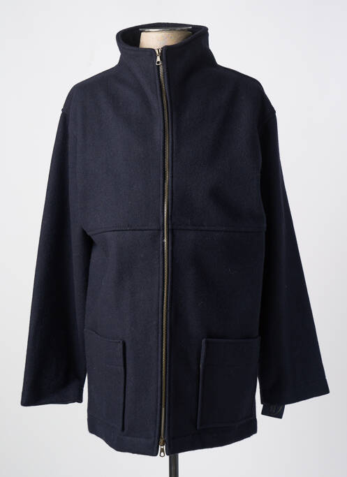 Manteau long bleu DUMONT D'URVILLE pour homme